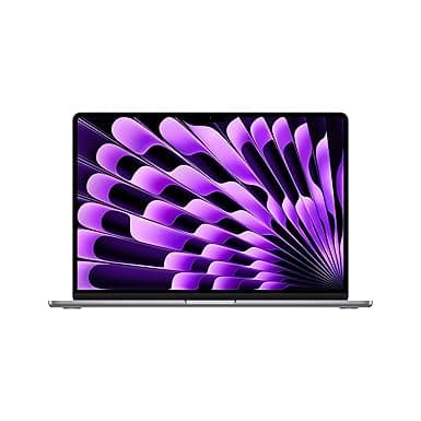 Apple 2023 MacBook Air laptop with M2 chip: 38.91cm (15.3 inch) Liquid Retina display, 8GB RAM 512GB SSD storage, backlit keyboard, 1080p FaceTime HD camera,Touch ID Works with iPhone/iPad; Space Gray